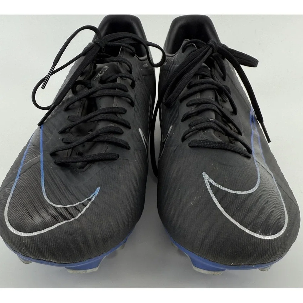 Nike Zoom Vapor 15 Academy FG MG Black Blue New‎ Soccer Cleats Mens Size 11